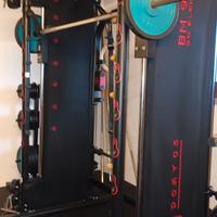 Multistazione palestra rack pesi 