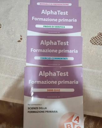 Alpha Test Scienze della formazione primaria