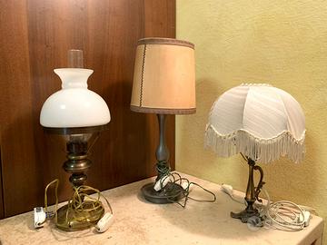 Set 3 lampade vintage