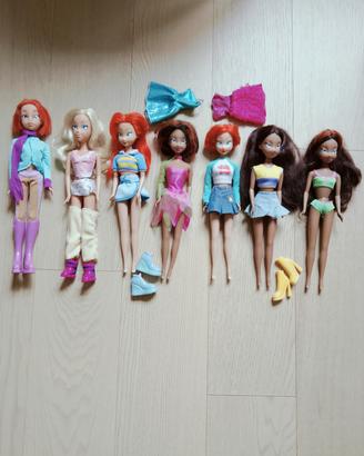 lotto Bambole Winx e Witch 