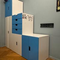 Armadio canera bimbo Stuva IKEA moduli componibili