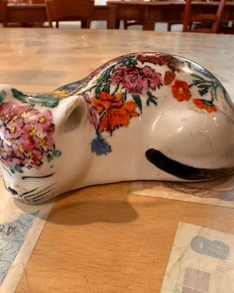 Gattino in ceramica Fornasetti vintage
