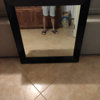 Quadro specchio moderno 90x90