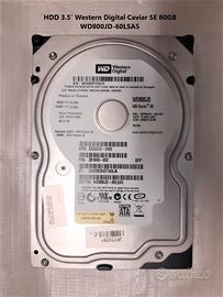 HDD 3.5' Western Digital Caviar SE 80GB WD800JD
