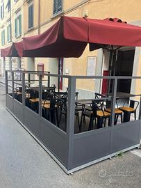 Dehor con Ombrelloni