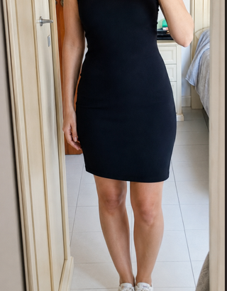 Tubino nero Versus Gianni Versace taglia 38