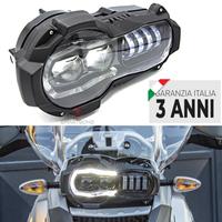 Faro led bmw gs 1200 2004-2013 + protezione