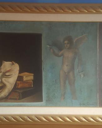 Quadro cm 90x60 olio su tela Antonio Sciacca