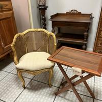 Antica Poltrona + Tavolino da Caffè