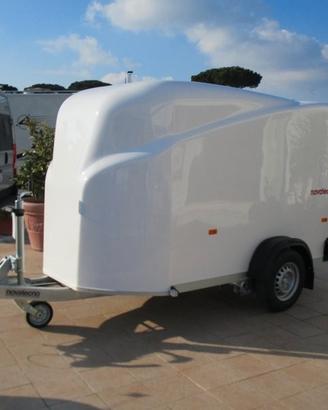 Carrello portamoto, scooter, ecc. chiuso in VTR