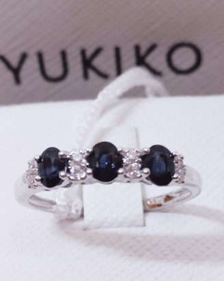 Trilogy Zaffiri Diamanti Oro bianco 18k Yukiko