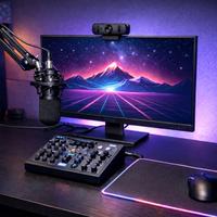 Postazione gaming, streaming, office