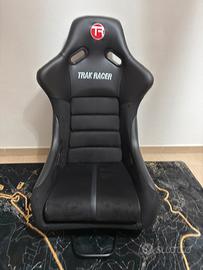 Sedile trak racer/ rally con staffe