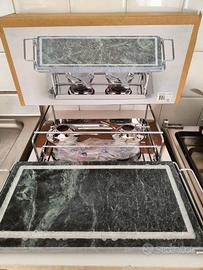 Grill tavolo con pietra ollare