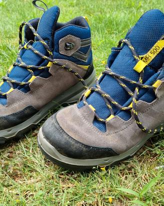 Scarpe trekking bambino Quecha MH500 impermeabili