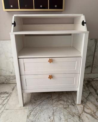 SUNDVIK Cassettiera/fasciatoio IKEA, bianco