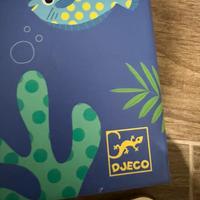 Gioco pesca con calamite e puzzle legno