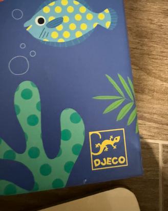 Gioco pesca con calamite e puzzle legno