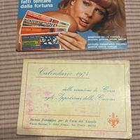 Set calendari vintage