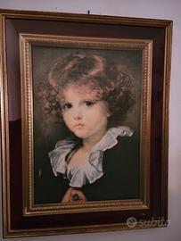 Stampa de "Ragazzo con un gilet rosso" cm.74x94