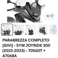  Parabrezza per sym joyride 300 