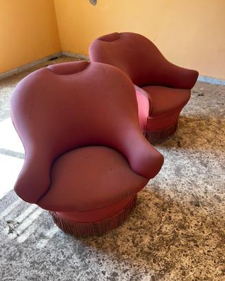 Coppia di poltrone vintage, anni 60