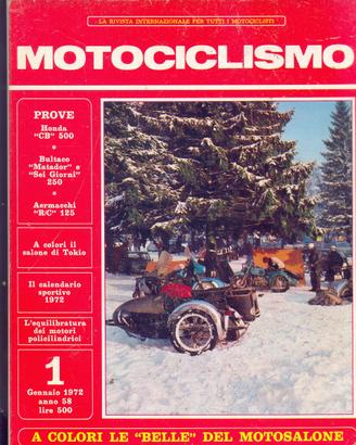 MOTOCICLISMO gennaio 1972