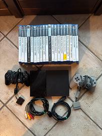 PS2 slim con joystic e giochi