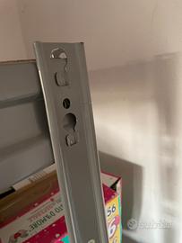 Scaffale grigio metallo grande portata