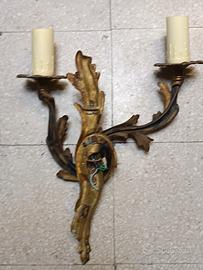 4 lampade a muro   (applique ), inglesi  1950