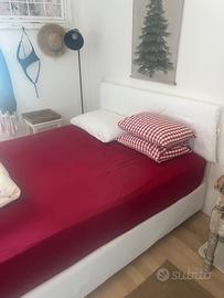 Letto Flou Nathalie con fiocchi