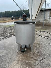 Cisterna acciaio miscelatrice