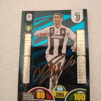 Carta. adrenalin xl Ronaldo firmata. 