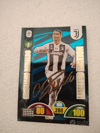 Carta. adrenalin xl Ronaldo firmata. 