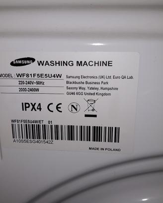 Motore lavatrice Samsung WF81F5E5U4W