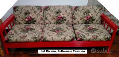 Divano, Poltrone e Tavolino