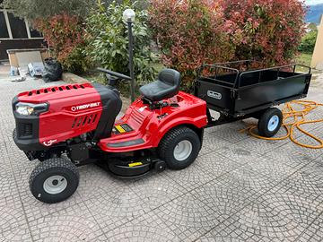 Taglia erba nuovo con carrello trattorino