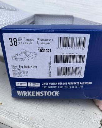 Ciabatte birkenstok taglia 38