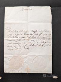 Supplica pontificia Pio VI 1785 