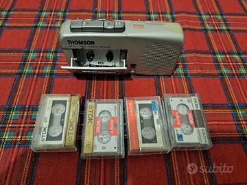 mini registratore a cassette 