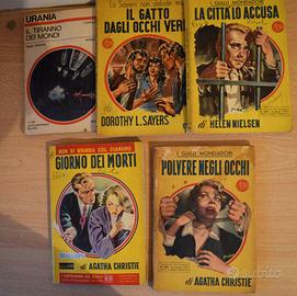 4 gialli Mondadori 1948/1955 (più un Urania)