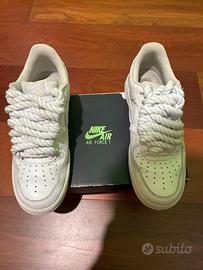 Nike Airforce 1 - lacci in corda