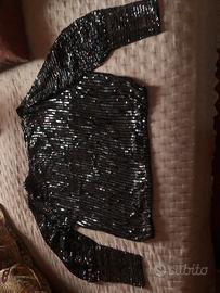 Maglia donnabin seta von paillets  tsglia L