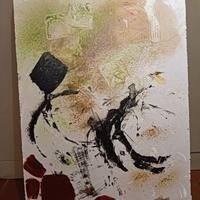 Quadro d'arte moderna astratto.