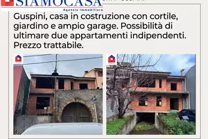 Casa in costruzione con box e giardino
