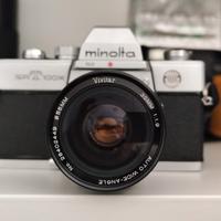 Minolta srT100x con Vivitar 35 F1,9