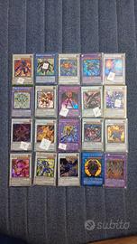 Lotto carte yugioh synchro e fusione rare ultimate