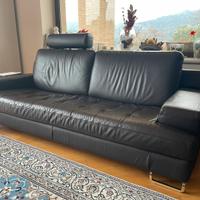 Divano in pelle 3 posti