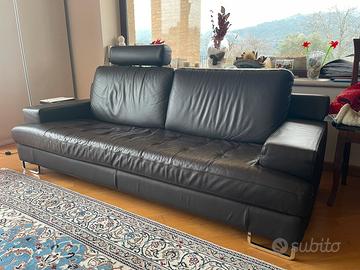 Divano in pelle 3 posti