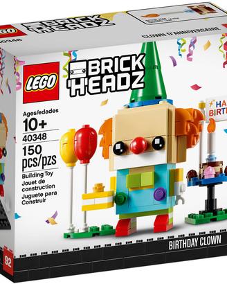 LEGO Brickheadz 40348 Clown Di Compleanno